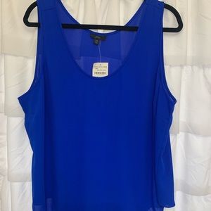 Blue JCrew Tank